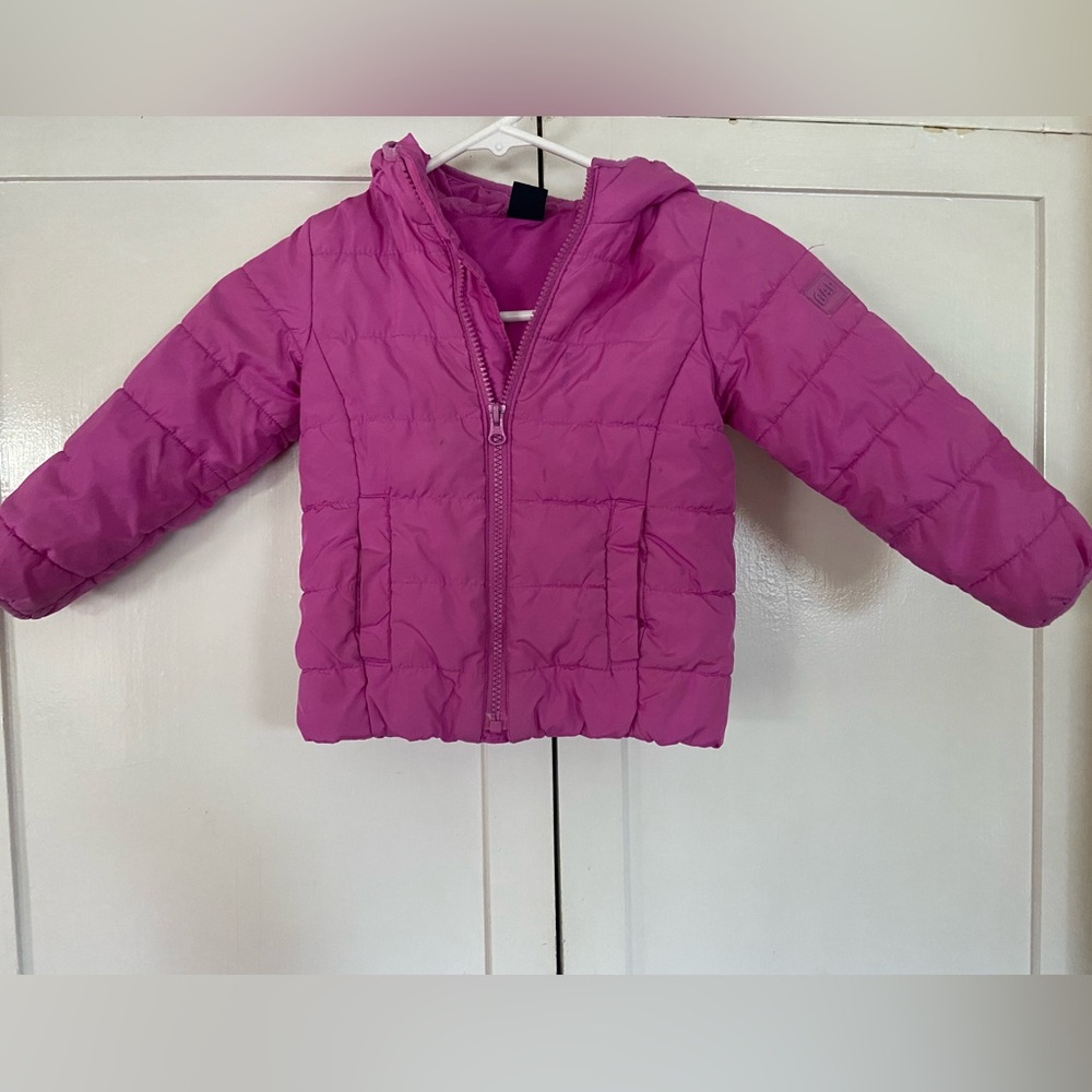 GAP Kids Puffer Jacket - Pink